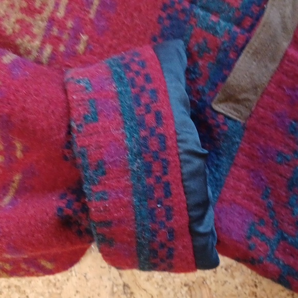 Woolrich Women's Vintage Red Floral Fully Lined Wool Blend Jacket Size XL - Picture 5 of 9